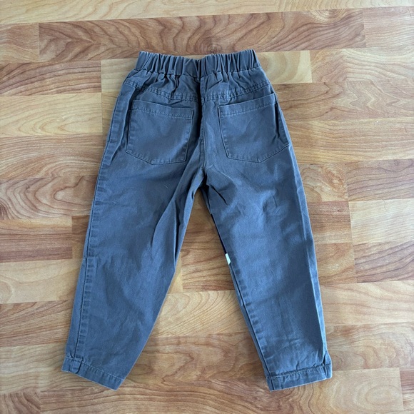 Kids Gray Monster Print Pants - Picture 2 of 2